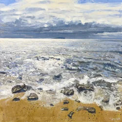 Crail Shore, 2015 (óleo sobre lienzo)