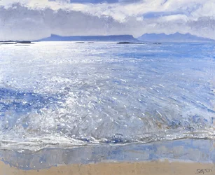 Tarde, Eigg y Rum, 2013 (óleo sobre lienzo)