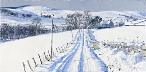 Nieve, Newhall, 2010 (óleo sobre lienzo)