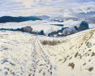 Track down the Hill, 2015 (óleo sobre lienzo)