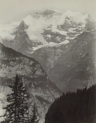 Jungfrau, Vista desde Mürren, Suiza, c. 1860s