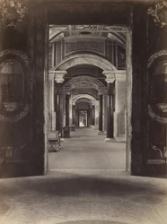 Biblioteca Vaticana, hacia 1860 (impresión a la albúmina a partir de un negativo al colodión)