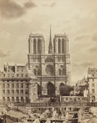 Notre Dame de París, principios de la década de 1860