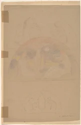 Estudios para una Luneta [recto]