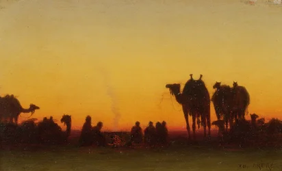 Junto al Fuego del Campamento