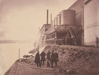 Tanques de Agua Fuera del Anexo, Exposición Universal de París, 1855