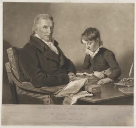 Francis Noel Clark Mundy y su nieto, William