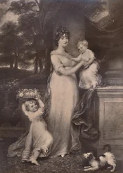 Maria Scott-Waring y sus hijas, c1804-1894