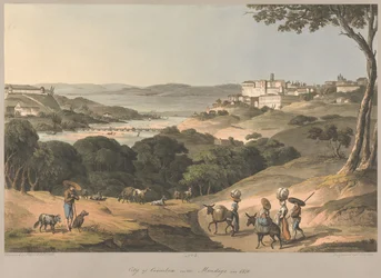 N.º 3  La ciudad de Coimbra, a orillas del Mondego, en 1810