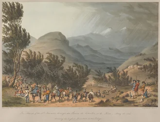 N.º 8: La marcha de la 3.ª División a través de la Sierra de Estiella o de Neve, 16 de mayo de 1811