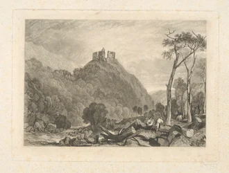 Castillo de Okehampton, en el río Okement