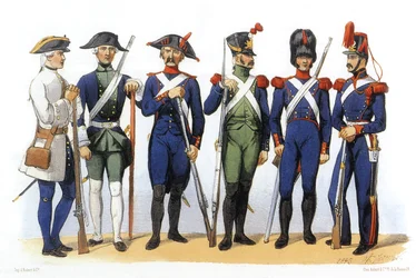 Uniformes del ejército francés: Tropas de Marina y Coloniales