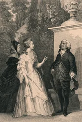 Reina María Antonieta y Mirabeau, c1832