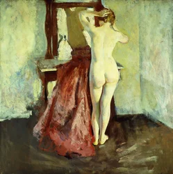 Desnudo Ante el Espejo