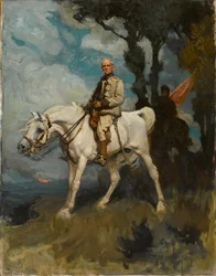 General Sir Frederick Sleigh Roberts, en su caballo Vonolel