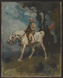 General Sir Frederick Sleigh Roberts, en su caballo Vonolel, 1894