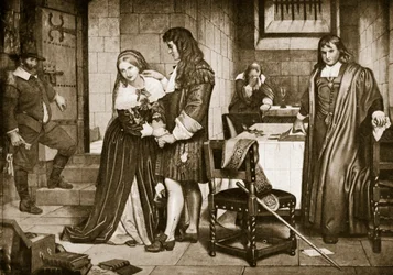 La despedida de Lord y Lady Russell, 1683