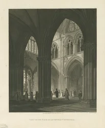 Interior de la Catedral de Lichfield - Nave