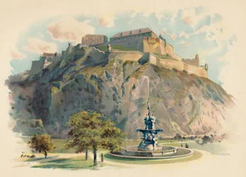 La Roca del Castillo, Edimburgo, c1890