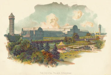 El Palacio de Cristal, Sydenham, c1890