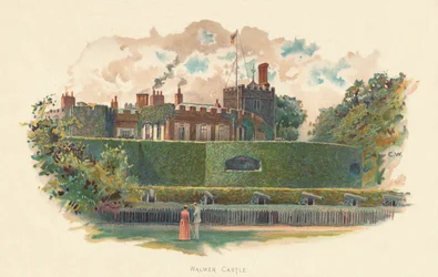 Castillo de Walmer, c1890