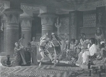 Pasatiempo en el Antiguo Egipto, 1876