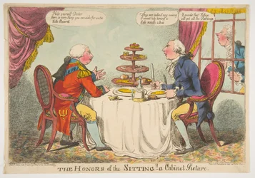 Los honores de la sesión! Una imagen de gabinete, 30 de enero de 1805