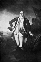 George Washington, el primer presidente de los Estados Unidos, finales del siglo XVIII-principios del siglo XIX