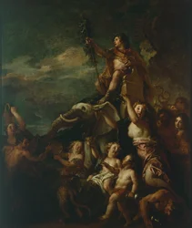 El triunfo de Baco, por Charles de la Fosse