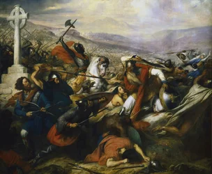 Carlos Martel en la batalla de Tours, 1837