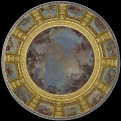 San Luis en gloria. 1702-1707