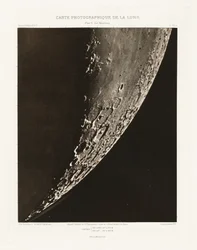 Carte photographique de la lune, planche XVI.A (Carta fotográfica de la Luna, plancha XVI.A),5 de septiembre