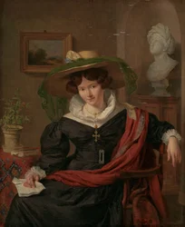 Retrato de Carolina Frederica Kerst, esposa de Louis Royer
Retrato de Carolina Frederica Kerst (1803-1883). Esposa de Louis Royer