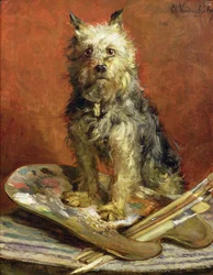 El perro del artista