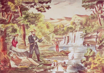 Escena de pesca