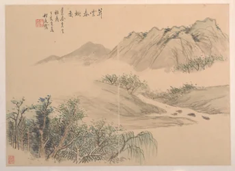 Paisaje, fechado en 1827