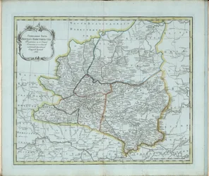 Mapa general de la Gobernación de Vyatka, 1791
