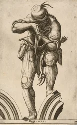 Un arquero disparando una ballesta, 1579