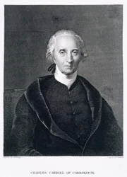 Charles Carroll de Carrollton, grabado por Asher Brown Durand (1796-1886)