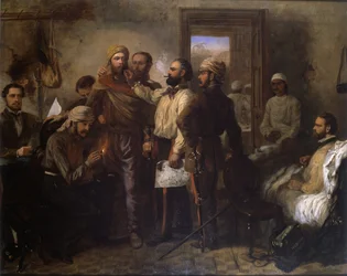 Thomas Henry Kavanagh VC (1821-82) disfrazado de nativo durante el motín indio en el sitio de Lucknow, 9 de noviembre de 1857, c.1860