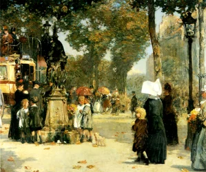 Escena de la calle, París