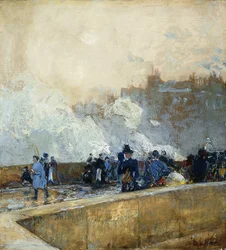 Día de viento, París