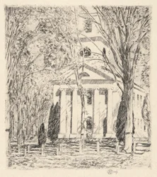 Iglesia en Old Lyme, 1924