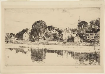 Las chimeneas, Portsmouth, 1915