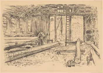 La tienda de mástiles, Gloucester