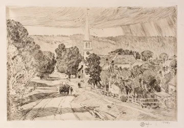 El pueblo de Vermont (Peacham)