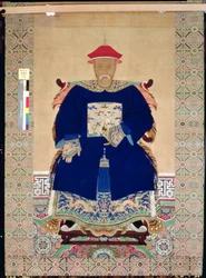 Retrato de antepasado, finales del siglo XVII o principios del XVIII