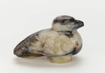 Remate de bastón con forma de pájaro, siglos XII-XIII