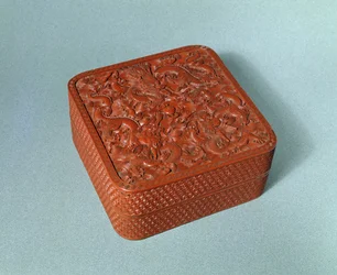 Caja tallada, siglo XVIII
