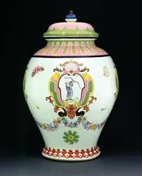 Cisterna pintada con un diseño de Cornelis Pronk (1691-1759) c.1730